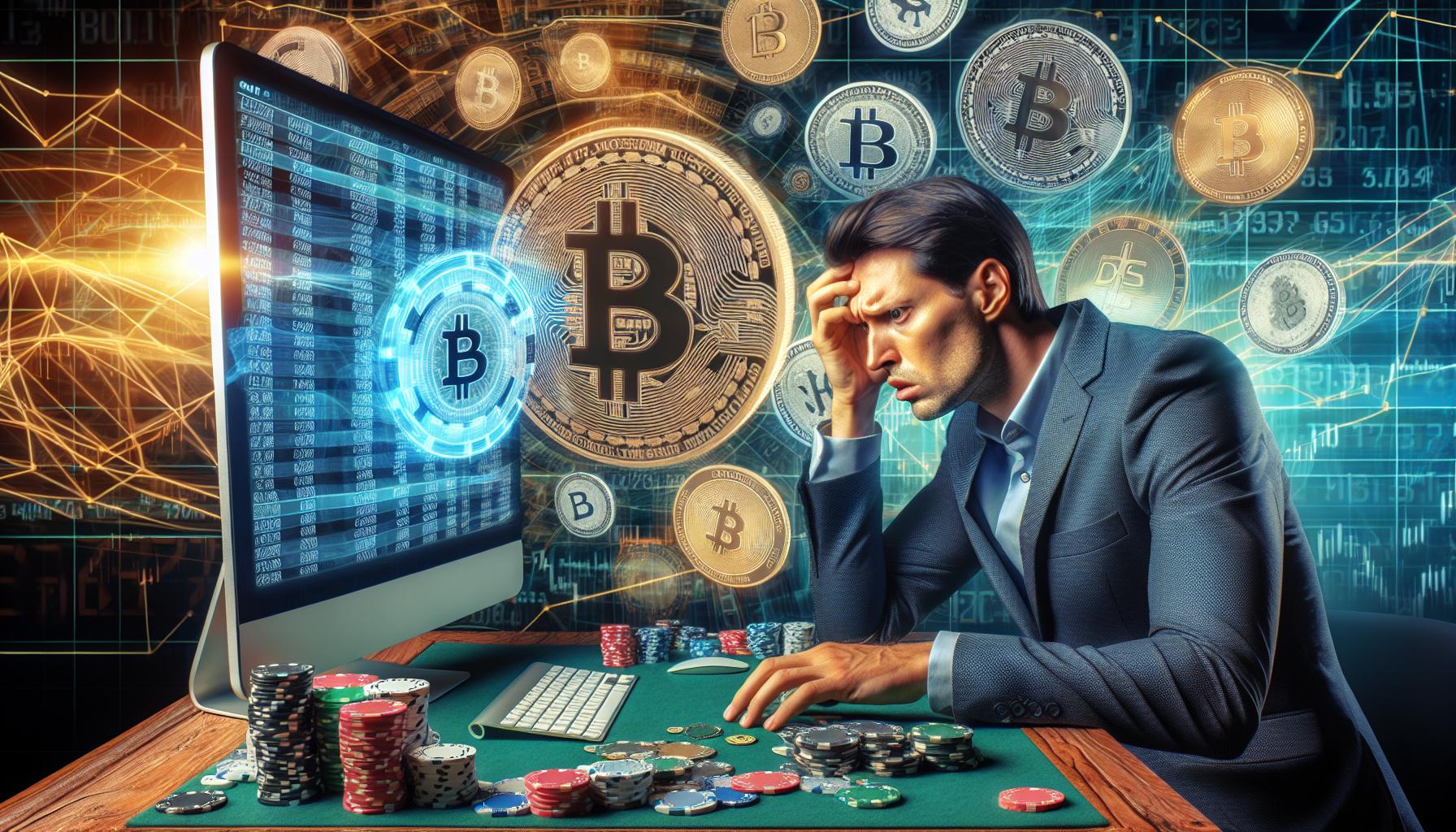 crypto gambling background